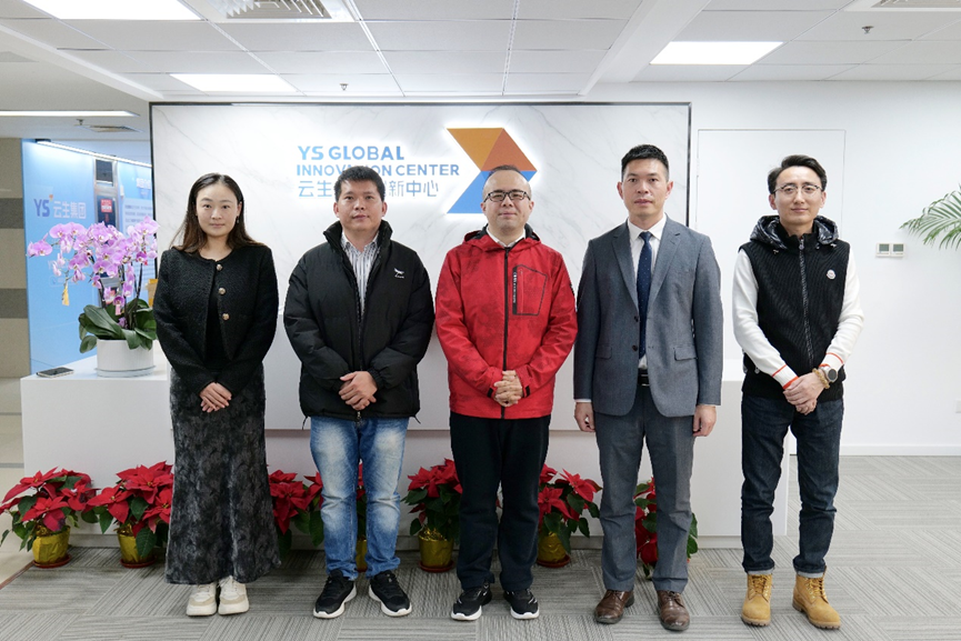 三亚市人力资源集团总经理蔡振飞莅临304am永利集团官网全球创新中心走访交流
