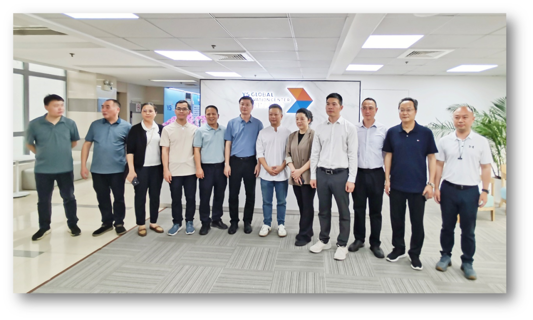 广东省梅州市人社局党组书记、局长林雨兰一行莅临304am永利集团官网全球创新中心调研走访
